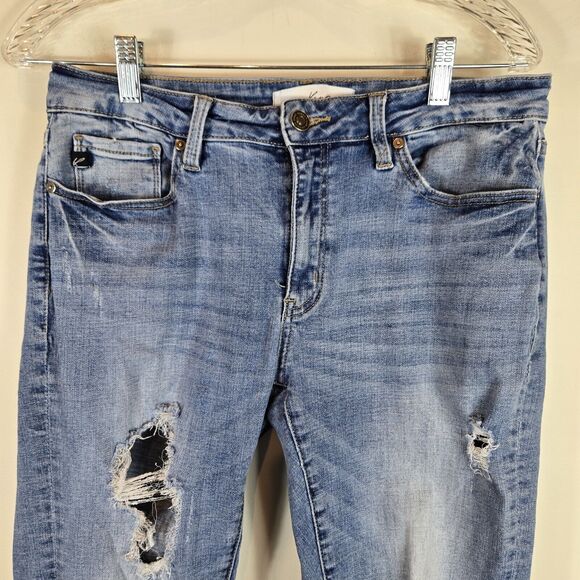 KanCan Women's Size 11/29 Distressed Skinny Ankle Jeans - Picture 2 of 7
